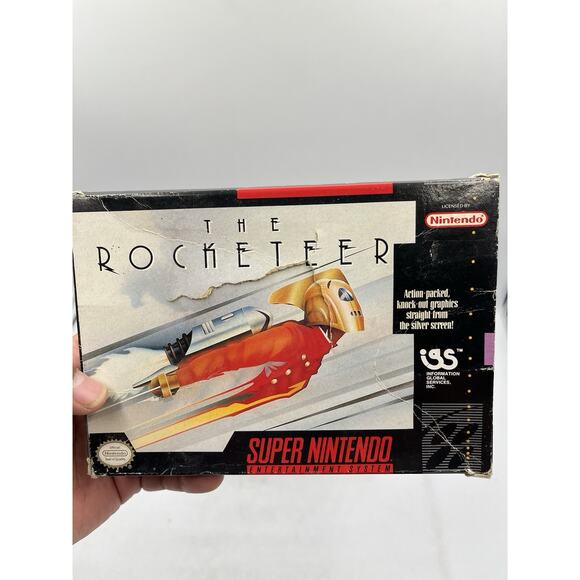 The Rocketeer SNES With Original Box + Protector Case - Picture 4 of 16